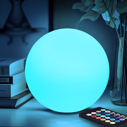 LED Dimmable Light Ball: 12-Inch Waterproof Floating Light